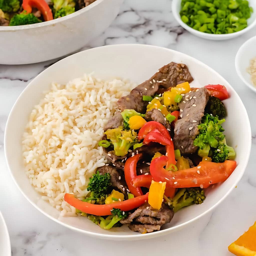 Orange Beef Stir Fry