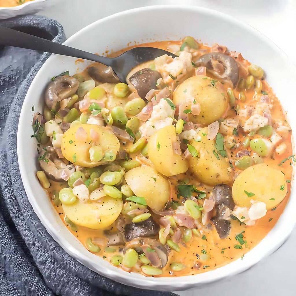 Peruvian Potato And Mushroom Soup