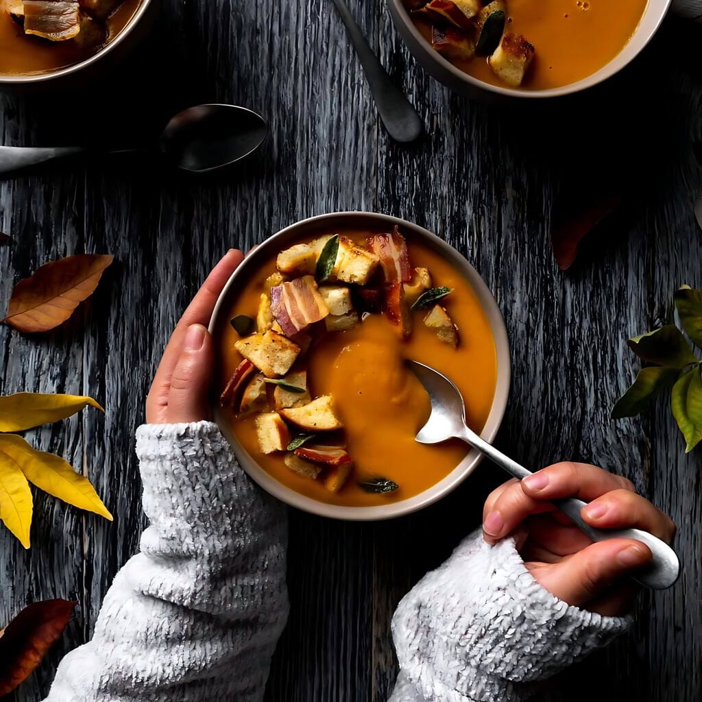 Pumpkin Sweet Potato Soup