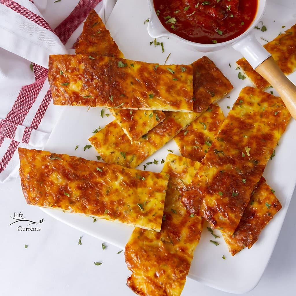 Roasted Garlic And Herb Cheese Sticks