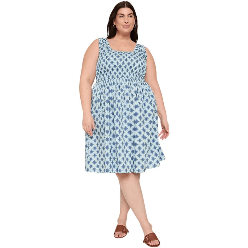 Sleeveless Smocked-Bodice Dress - Ultimate Guide To Shopping At Lane Bryant