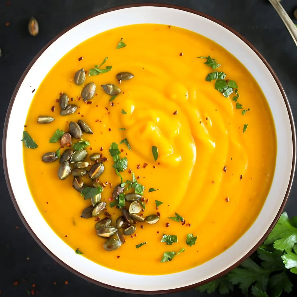 Sweet Potato Pumpkin Soup