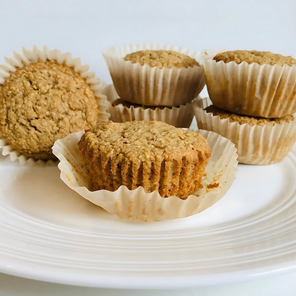 Vegan Applesauce Muffins 