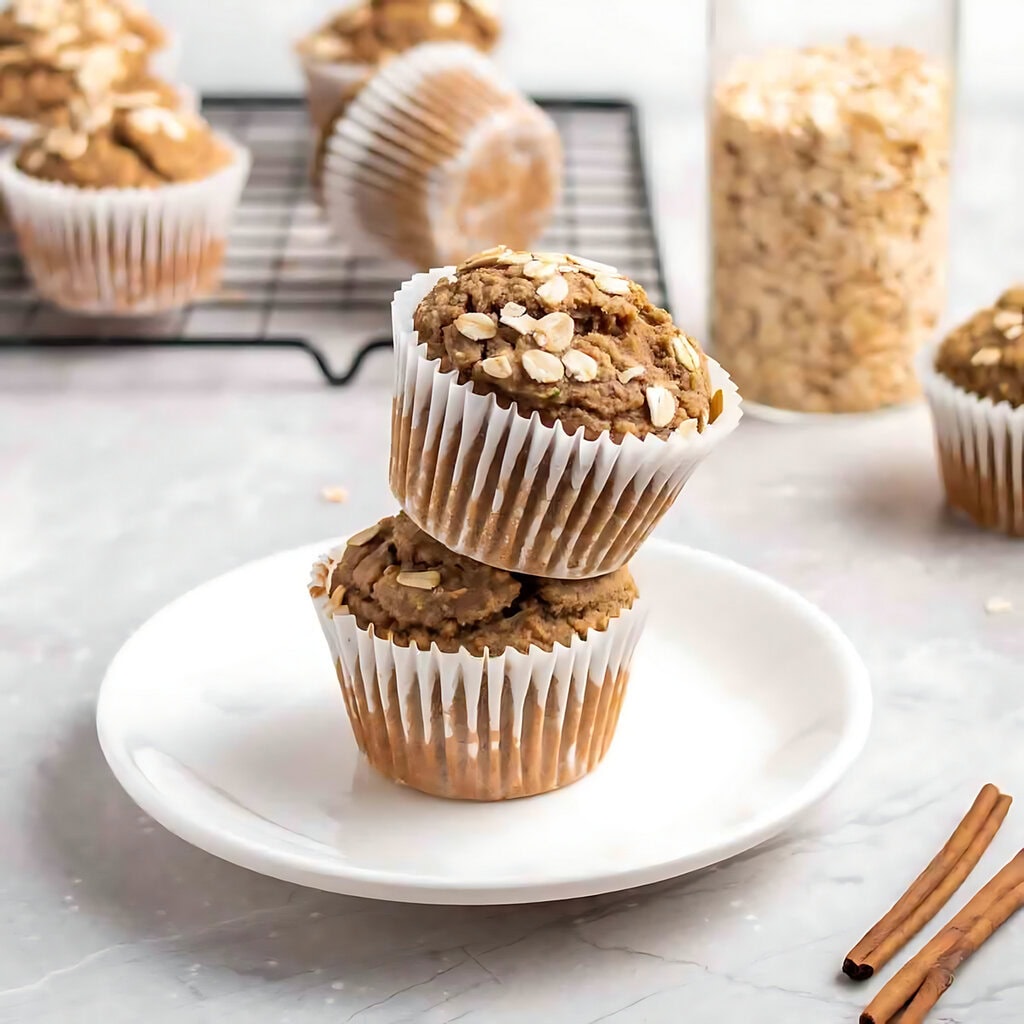 Zucchini Applesauce Muffins
