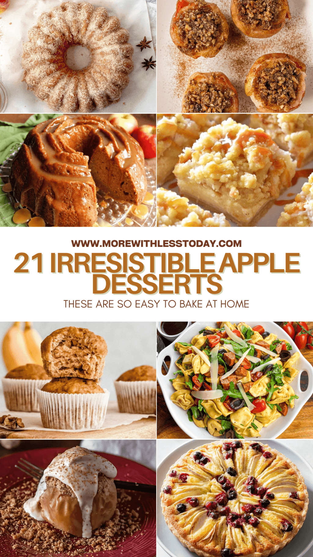 21 Irresistible Apple Desserts To Bake At Home - PIN