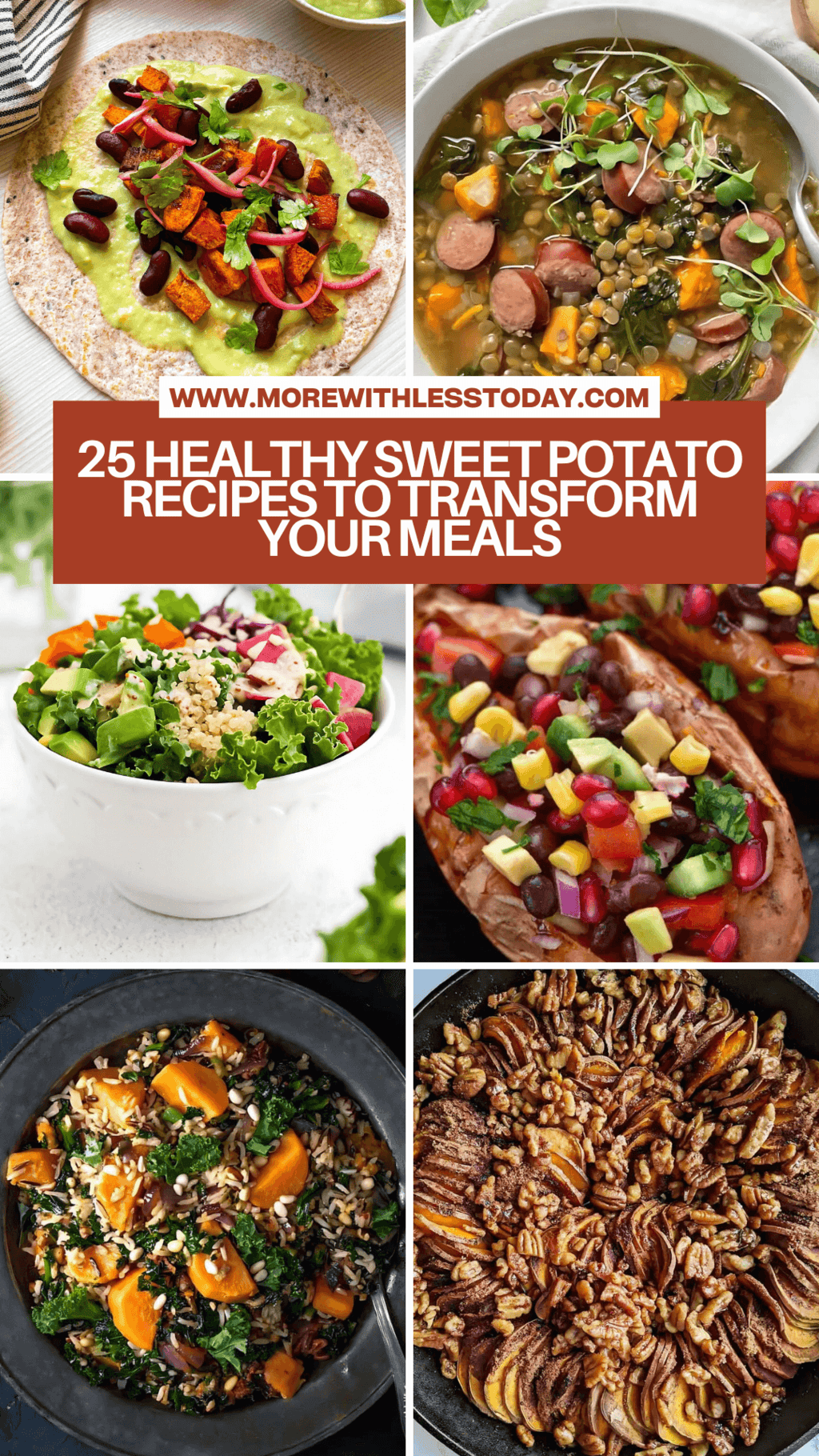 25 Healthy Sweet Potato Recipes to Transform Your Meals - PIN