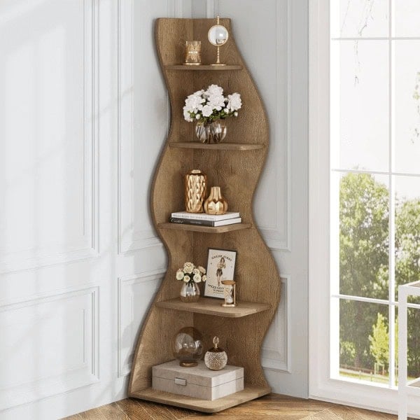 Arhab Corner Bookcase
