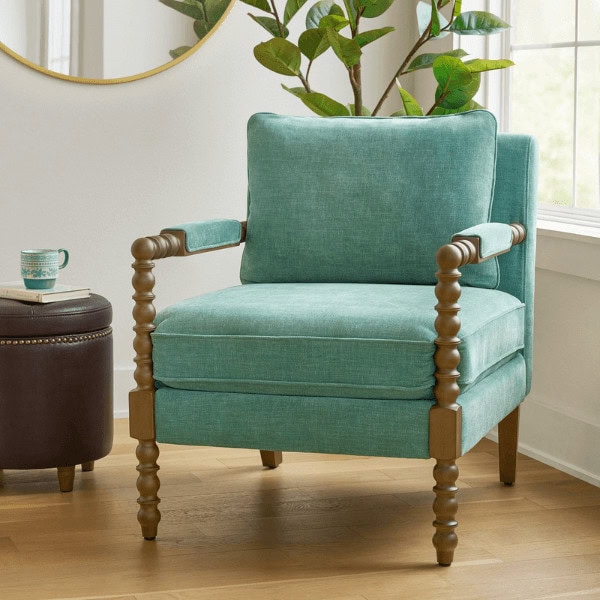 Harper Spindle Accent Chair - Walmart Decor