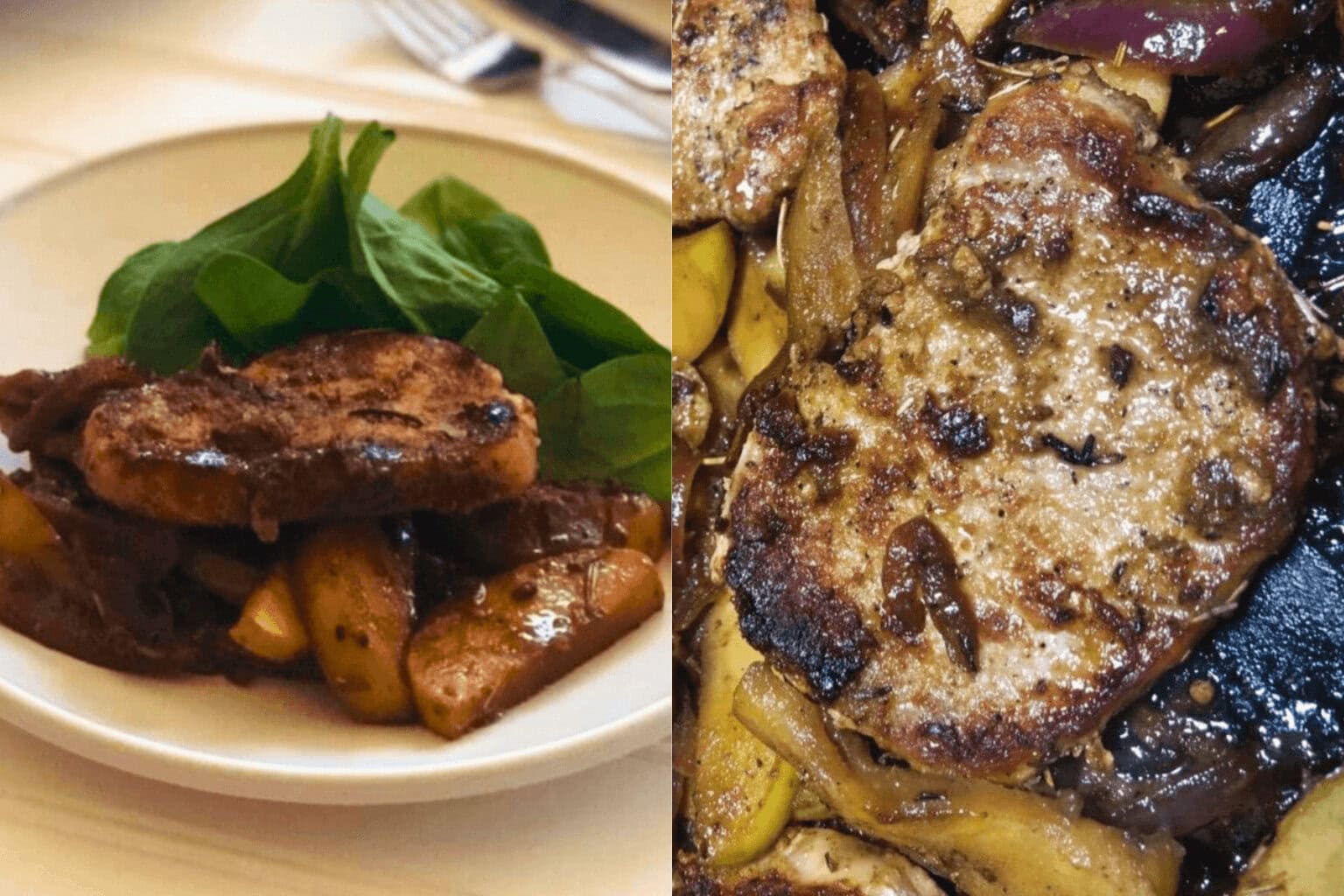 Pan-Fried Boneless Pork Chops recipe