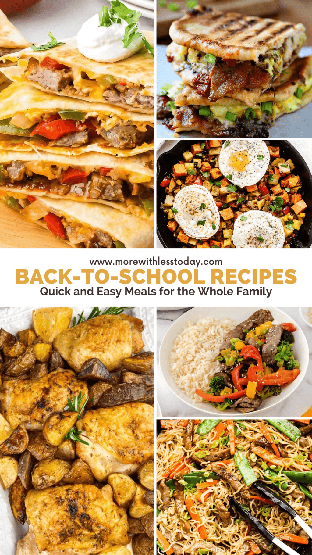 Quick and Nutritious Back-to-School Recipes Ready in 20 Minutes - PIN