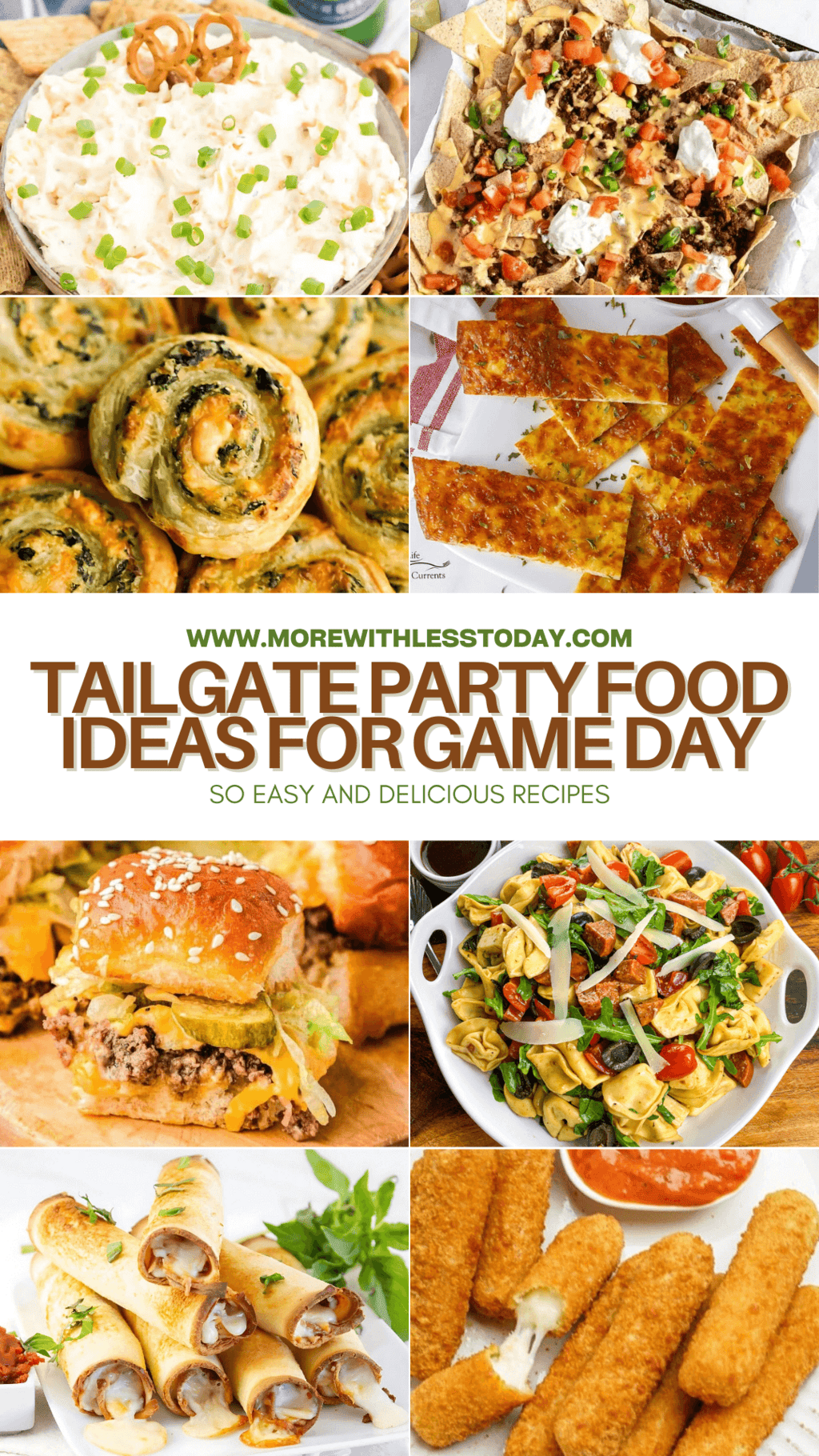 Score Big with These Tailgate Party Food Ideas for Game Day - PIN
