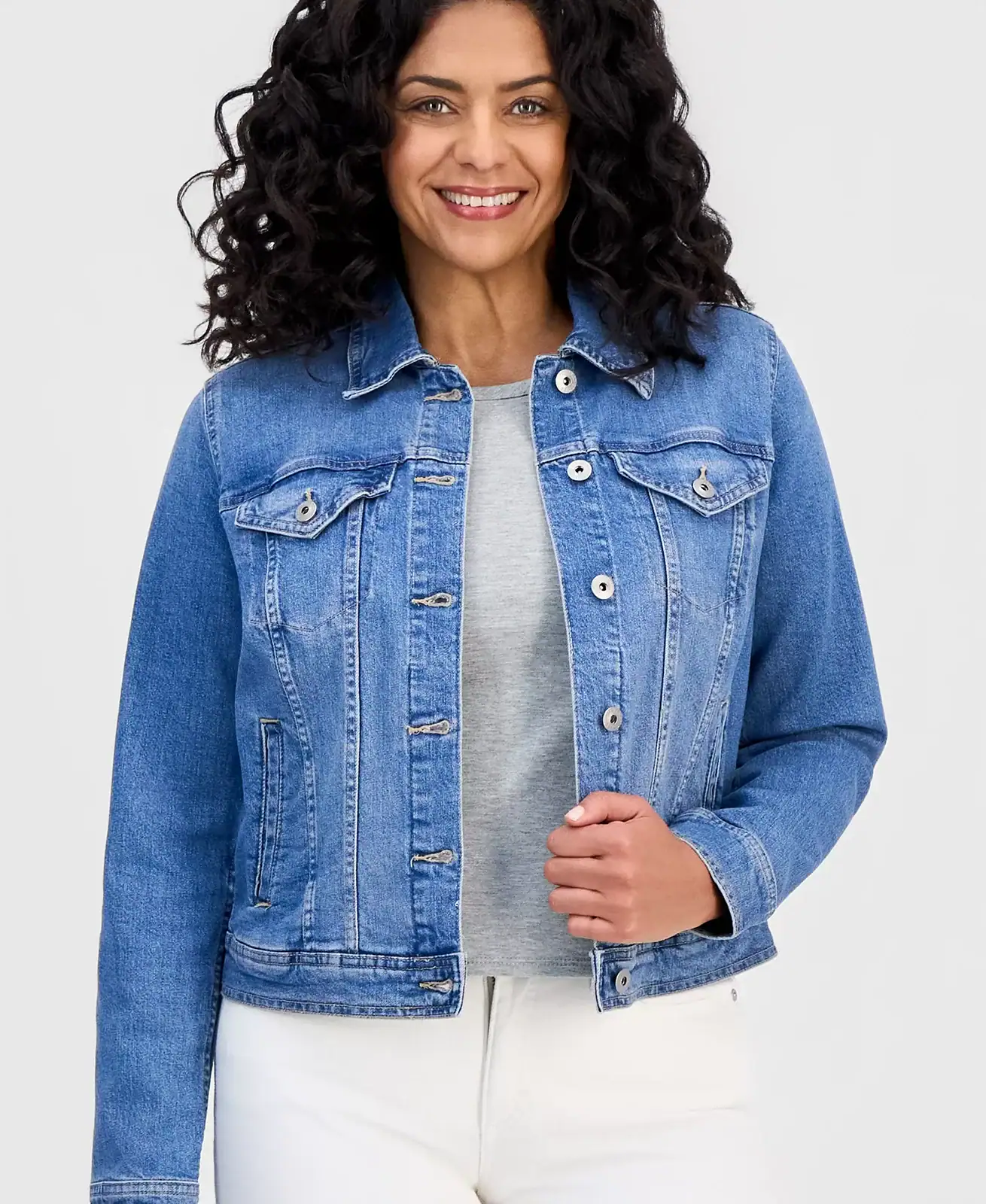 Style & Co Women's Classic Denim Jacket