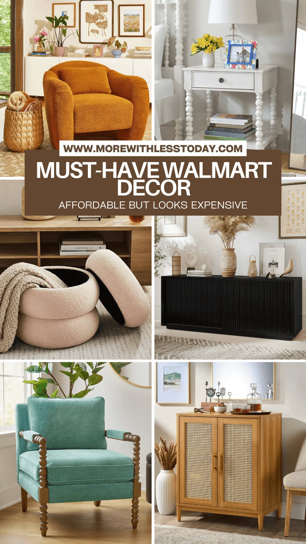Walmart Decor - Affordable Walmart Decor and Furniture That Only Looks Expensive PIN