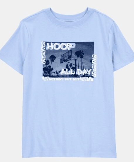 Hoop All Day Tshirt clearance boys Carters