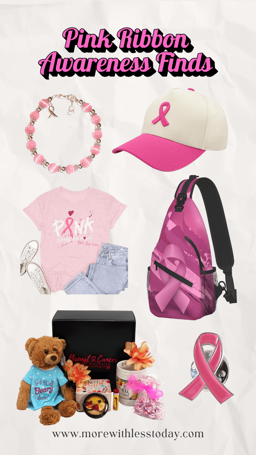 Pink Ribbon Awareness Finds That Inspire Hope - PIN