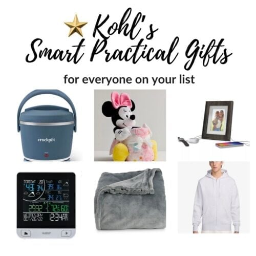 Kohl's practical gifts collage