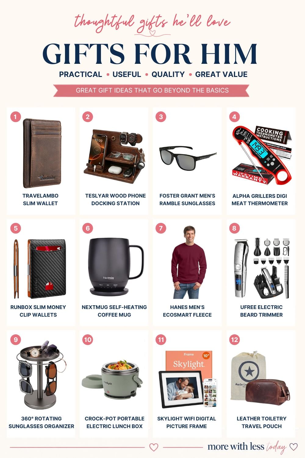 Thoughtful gifts for him that go beyond the basics