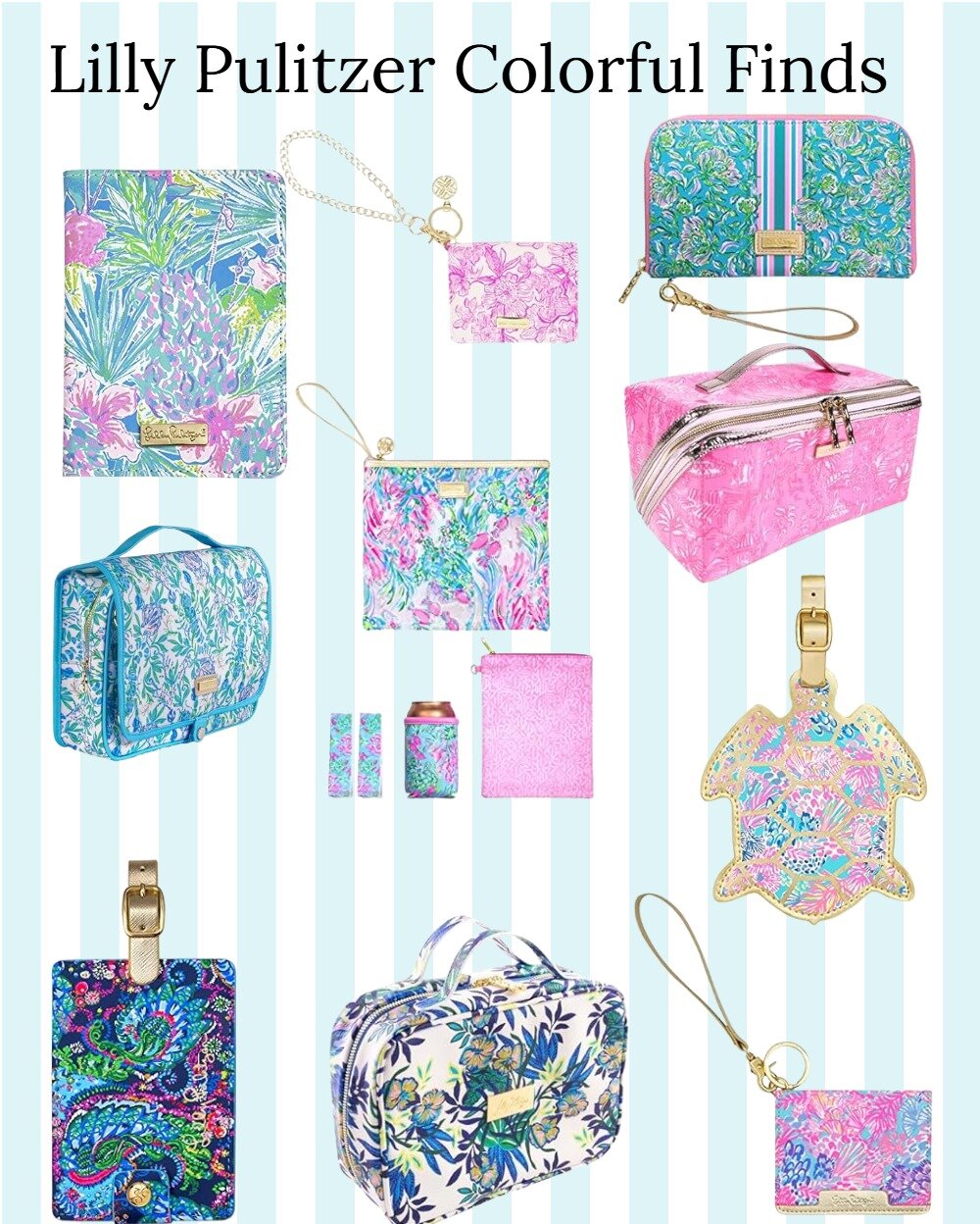 Lilly Pulitzer Colorful Travel and Organization Finds on Amazon