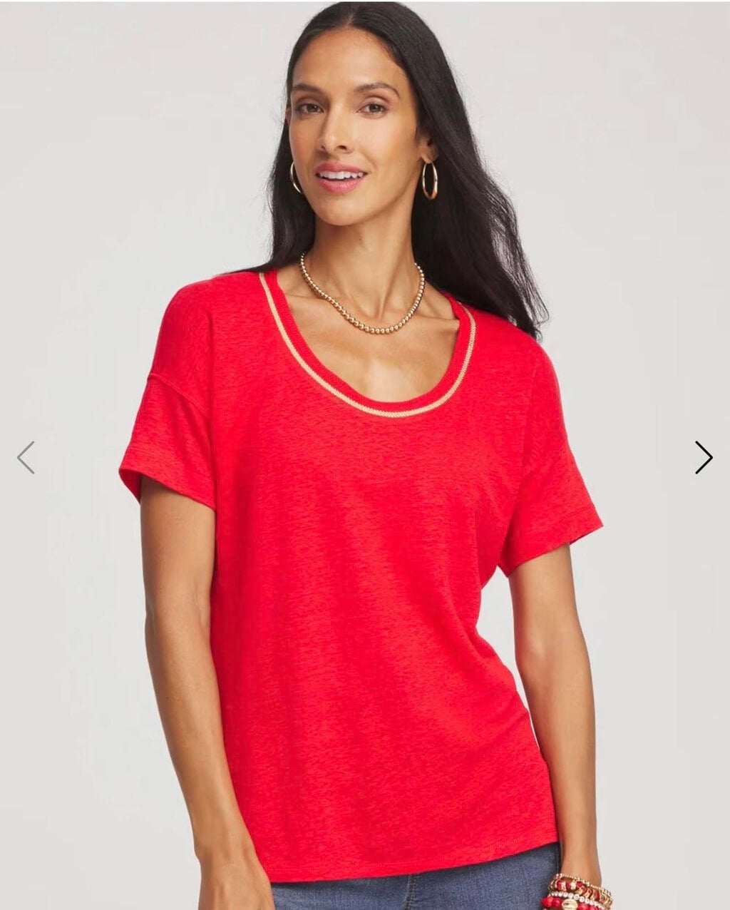 Chico's linen tee