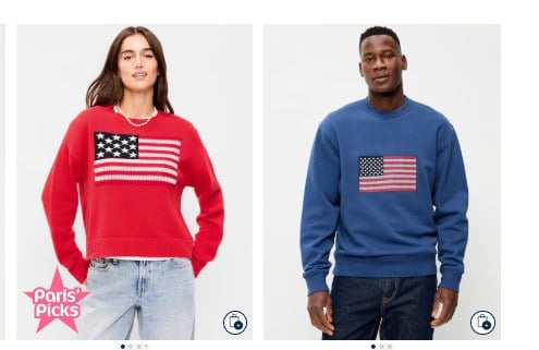 Red White and New Collection at Old Navy