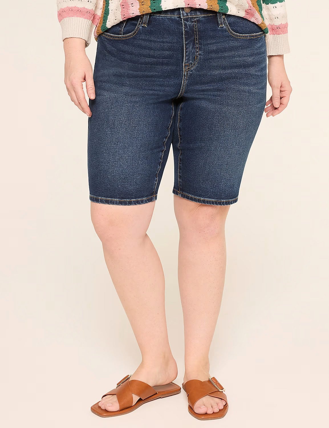 Lane Bryant Genius Fitted 10" Bermuda Short