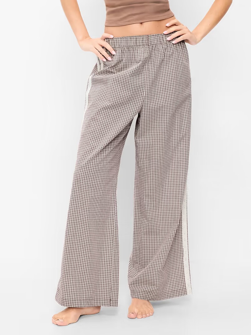 Old Navy Poplin Wide-Leg Pajama Pants