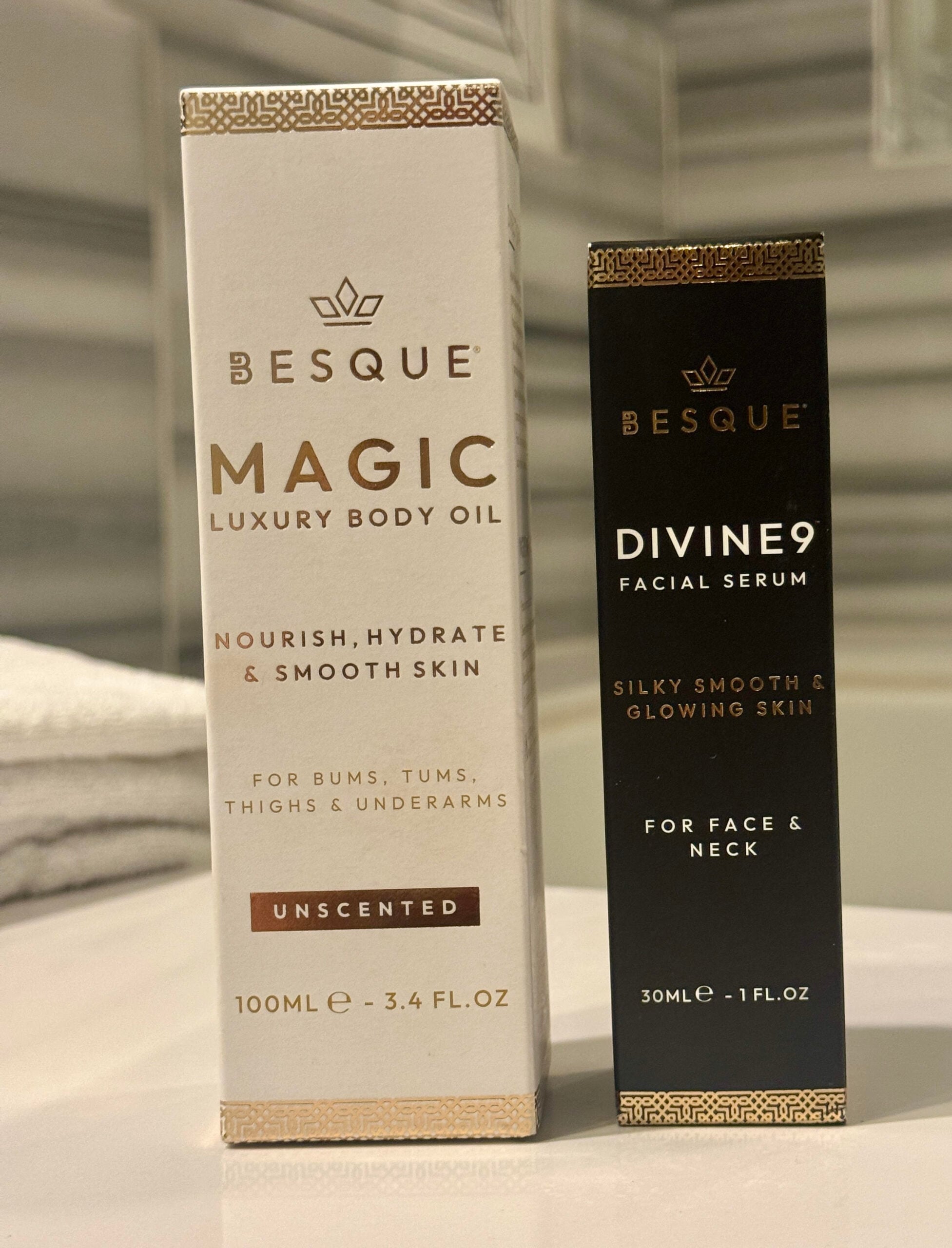 I’m Trying the Besque Magic Body Oil and Besque Divine Facial Serum on My Mature Skin: My Honest Review (So Far)