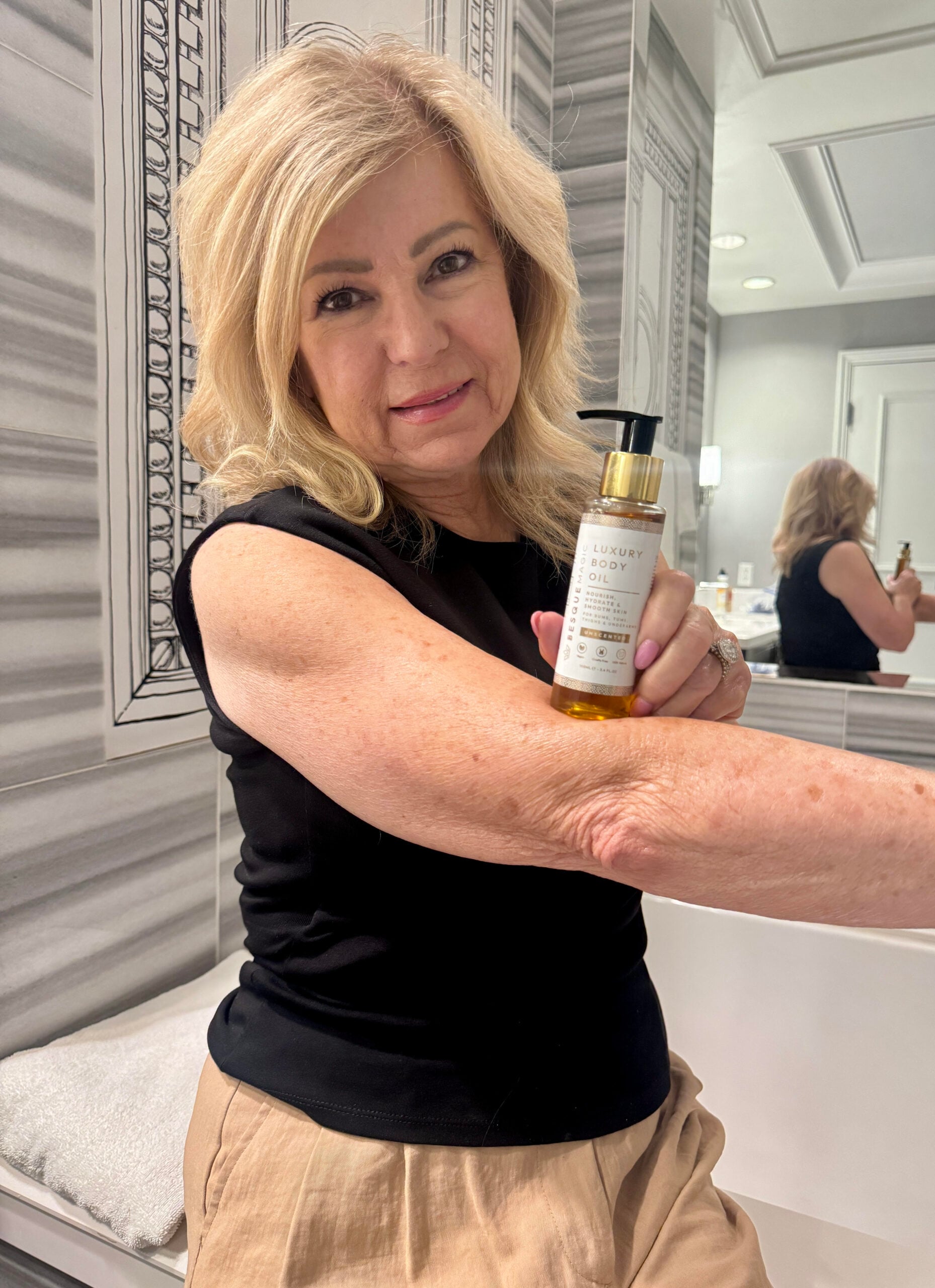 I’m Trying the Besque Magic Body Oil and Besque Divine Facial Serum on My Mature Skin: My Honest Review (So Far)
