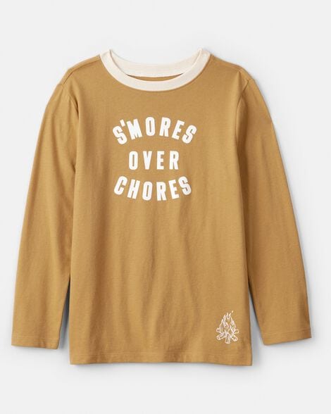 carter's Boys Smores Long-Sleeve Graphic Tee