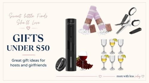 Best hostess gifts and girlfriend gifts under $50