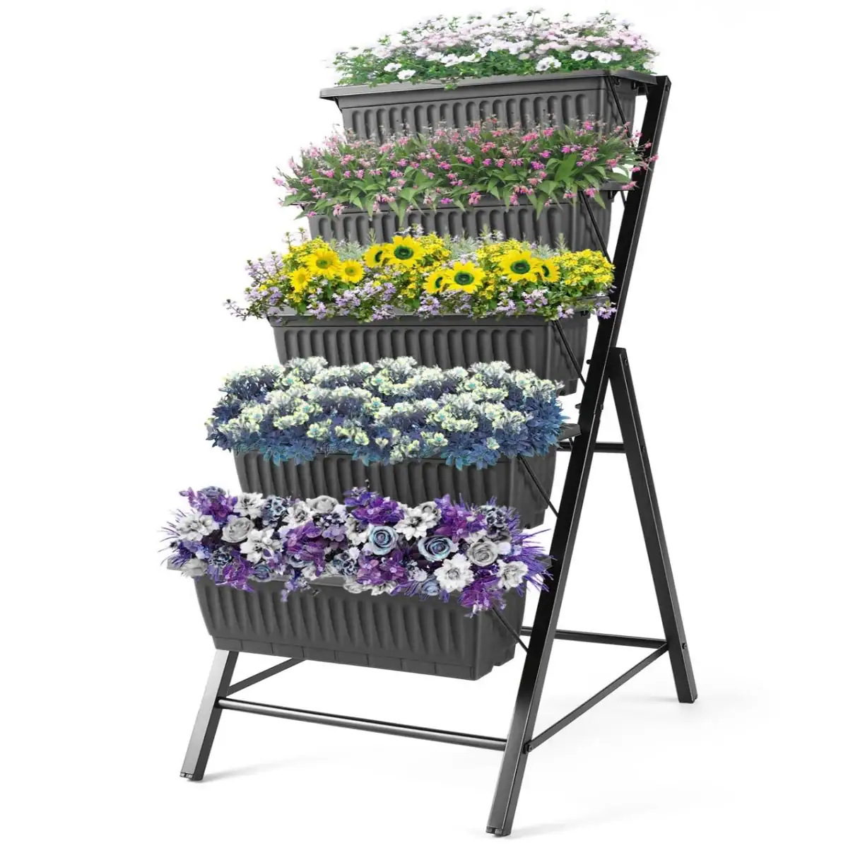Denishia 5-Tier Vertical Raised Garden Bed By Arlmont & Co.