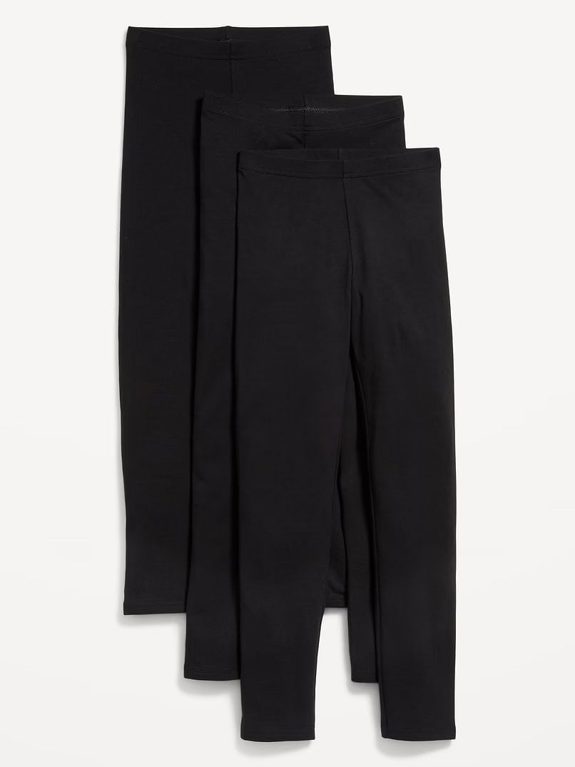 Jersey Built-In Tough Leggings 3-Pack for Girls