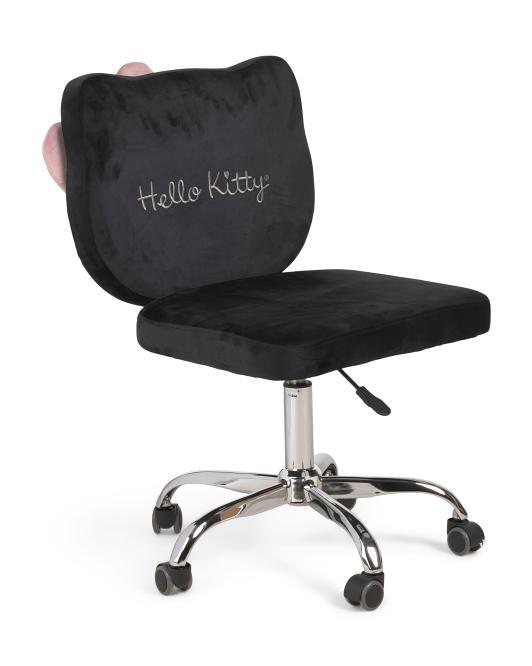 HELLO KITTY - 21x32x18 Kitty Kawaii Swivel Vanity Chair