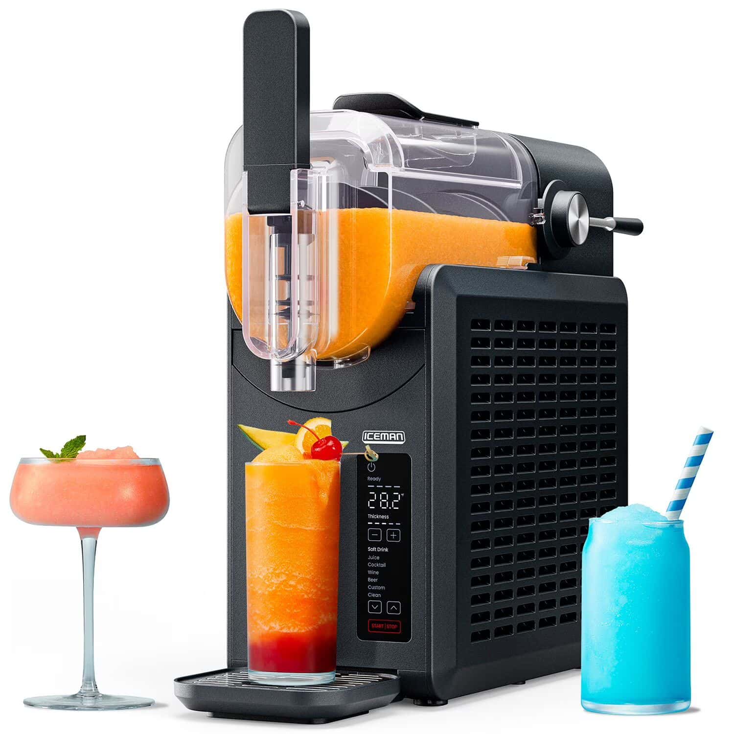 Iceman by Chefman Slush-Ease 48 oz. Slushy Maker with Customizable Thickness