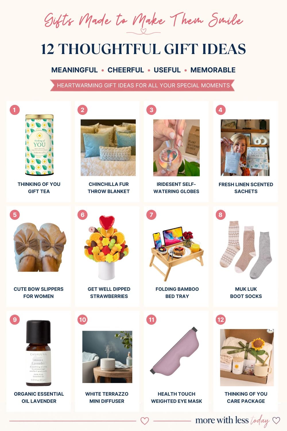 12 thoughtful gift ideas for birthdays, celebrations, and special moments, featuring meaningful presents for someone special.