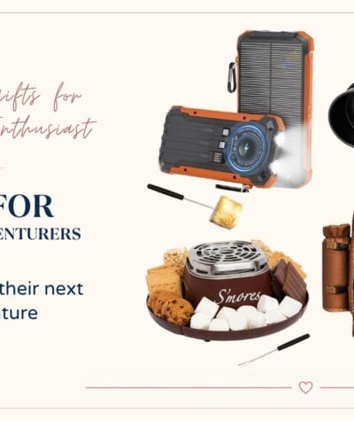 Thoughtful gifts for campers and outdoor enthusiasts featuring useful camping, hiking, travel, and adventure gifts.