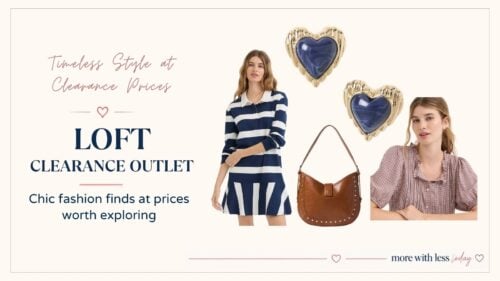 LOFT Clearance Outlet online featuring stylish and affordable clothing finds for women at reduced prices.