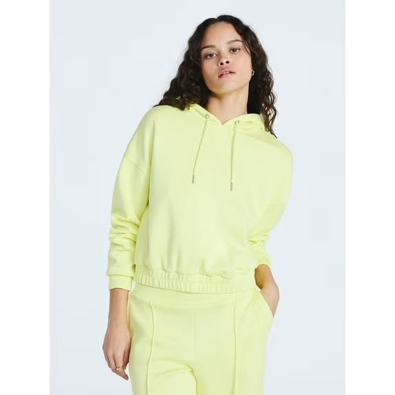 Scoop Women's and Women's Plus New Scubaknit Pullover Hoodie, Sizes XS-4X