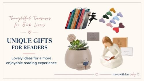 Unique gift ideas for book lovers featuring charming and practical presents for readers.