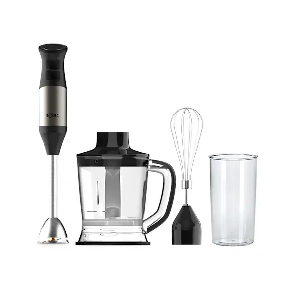 SOLAC Professional Stainless-Steel 1000W Hand Blender with Accessories Kit