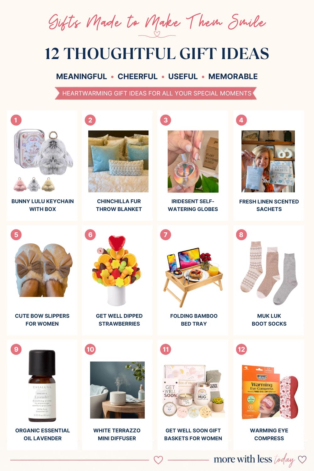 12 thoughtful gift ideas for birthdays, celebrations, and special moments, featuring meaningful presents for someone special.