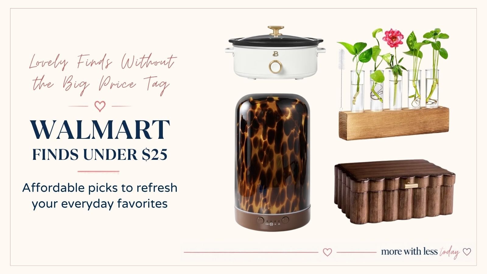Affordable Walmart finds under $25 for women over 50, featuring stylish fashion, practical accessories, and useful home items.